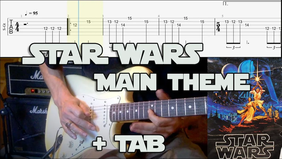 John Williams - Star Wars Main Theme guitar tab