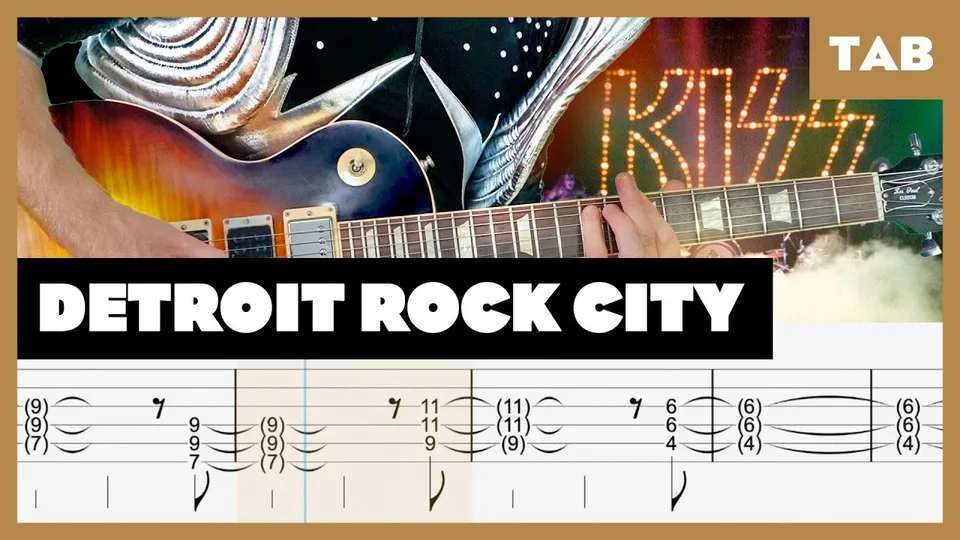 Kiss - Detroit Rock City guitar tab