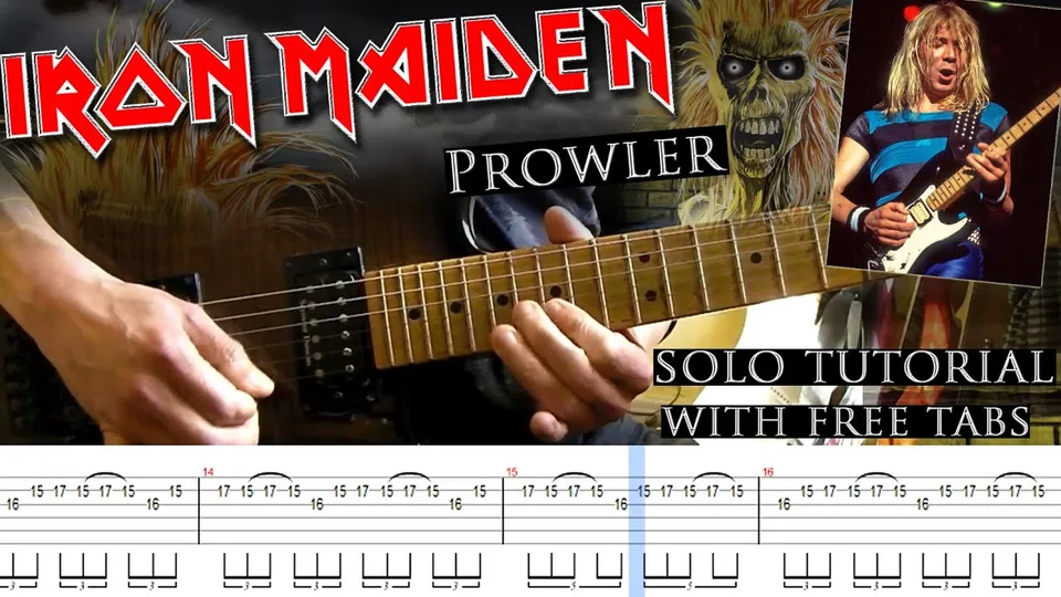 Iron Maiden - Prowler Dave Murray guitar tab