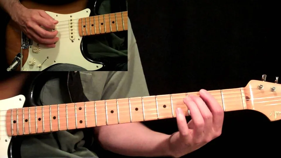 Kansas - Carry On Wayward Son - Instrumental Section & Solo guitar lesson