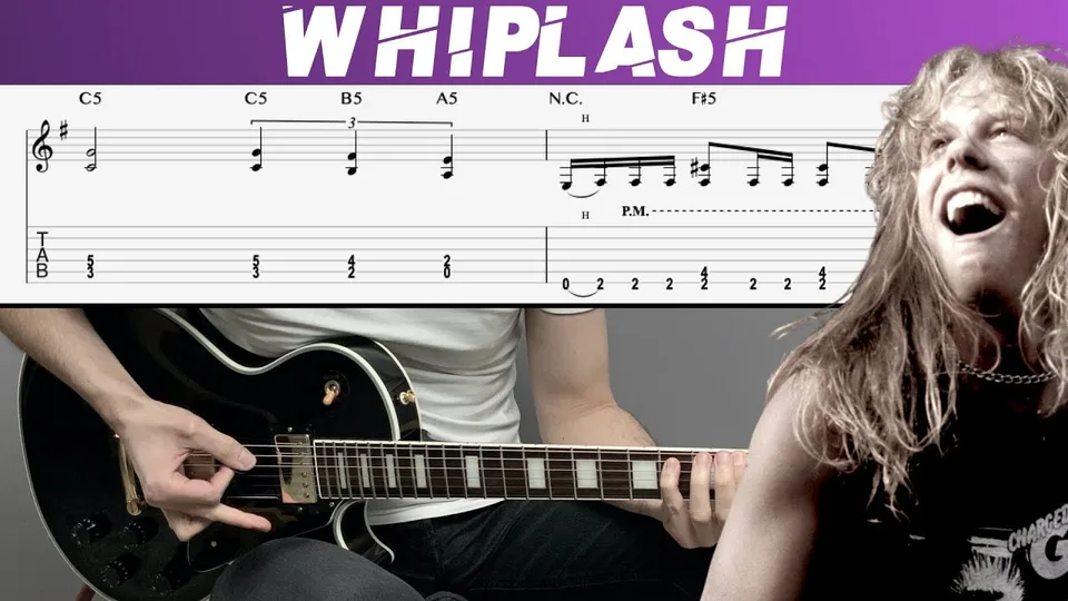 Metallica - WHIPLASH guitar tab