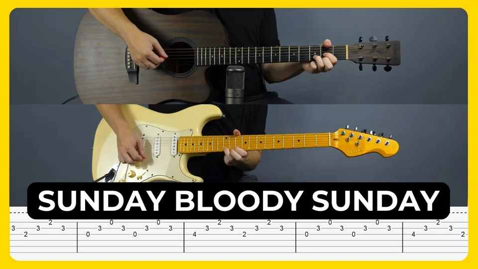 U2 - Sunday Bloody Sunday guitar tab