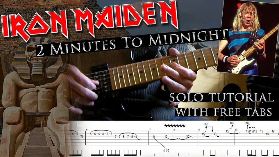 Iron Maiden - 2 Minutes To Midnight Dave Murray's guitar tab