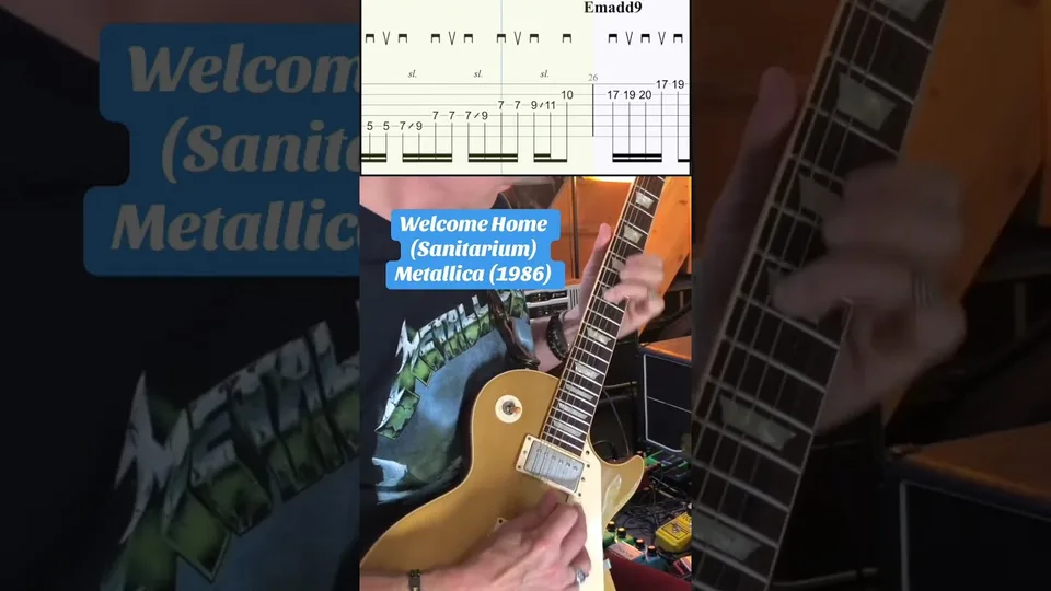 Metallica - Welcome Home (Sanitarium) guitar tab