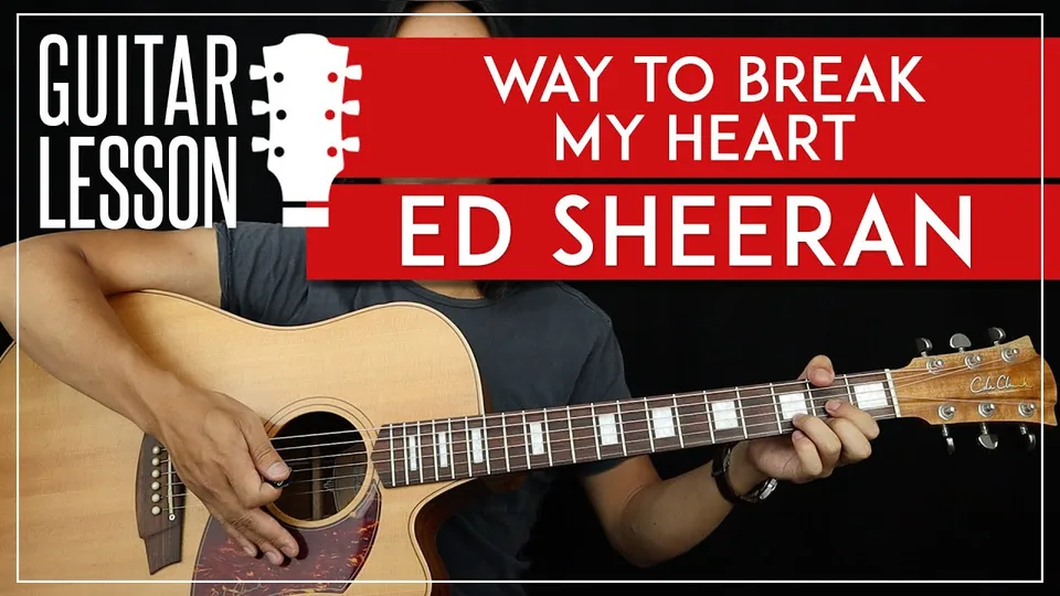 Ed Sheeran - Way To Break My Heart Skrillex Picking guitar lesson