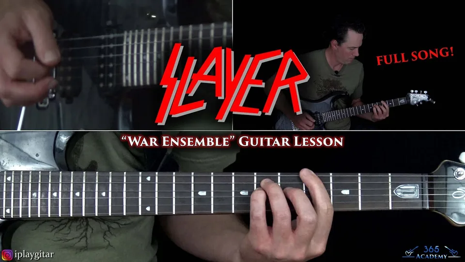 Slayer - War Ensemble guitar lesson