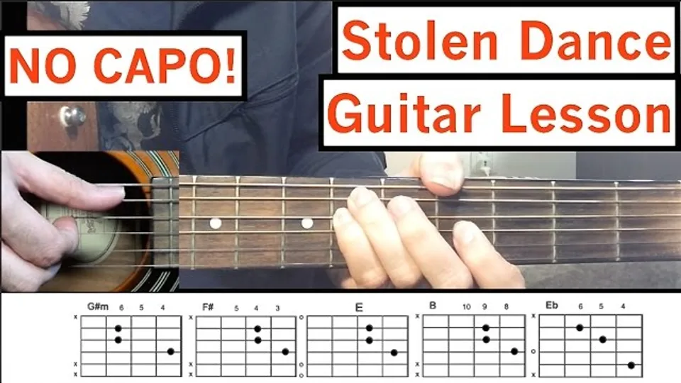 Milky Chance - Stolen Dance guitar lesson