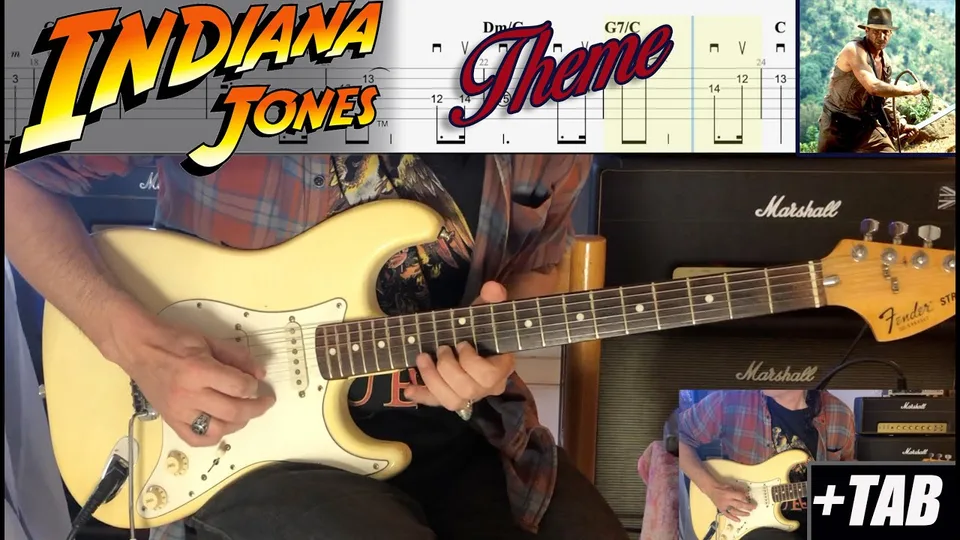 John Williams - Indiana Jones Theme guitar tab