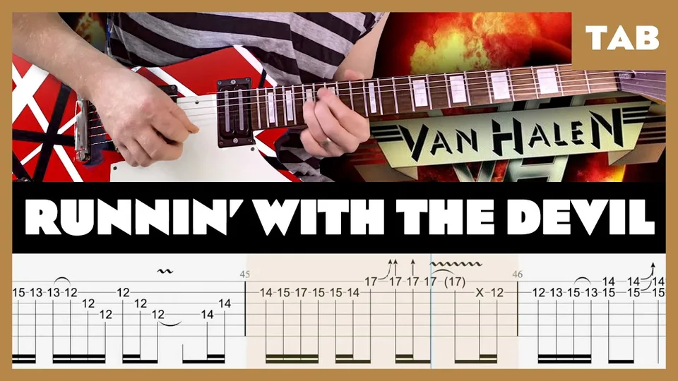 Van Halen - Runnin' with the Devil guitar tab