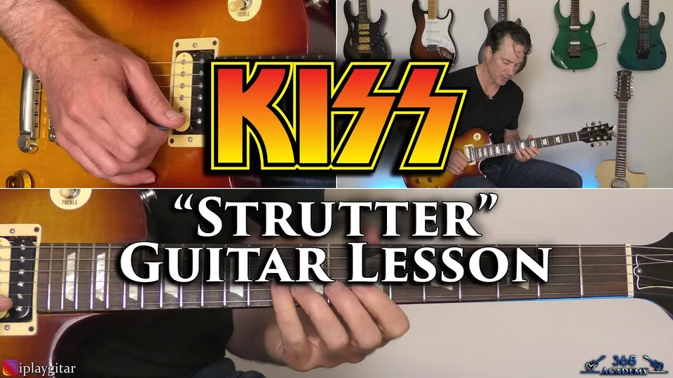 Kiss - Strutter guitar lesson