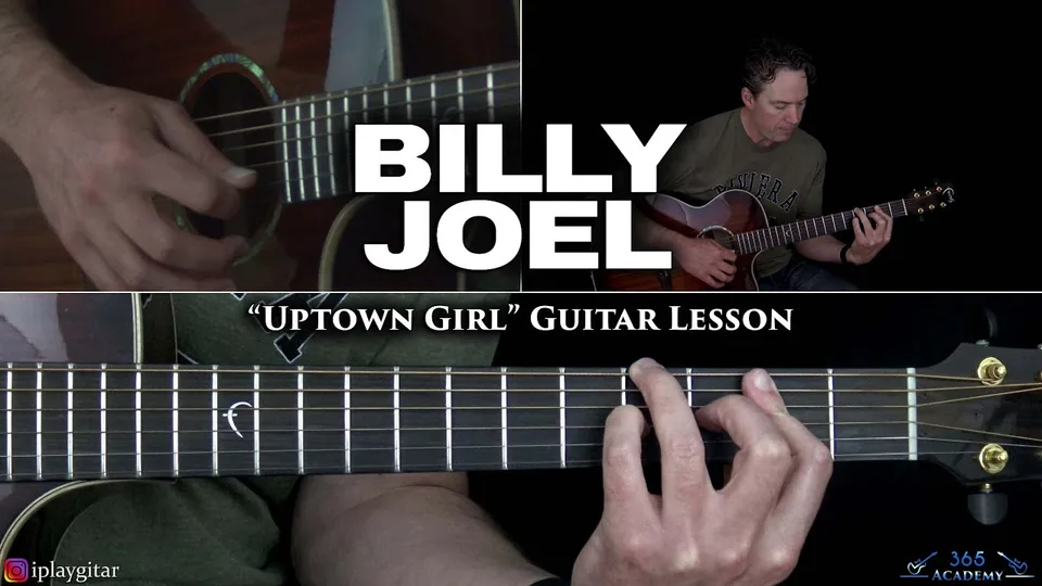 Billy Joel - Uptown Girl Guitar Chords Lesson guitar lesson