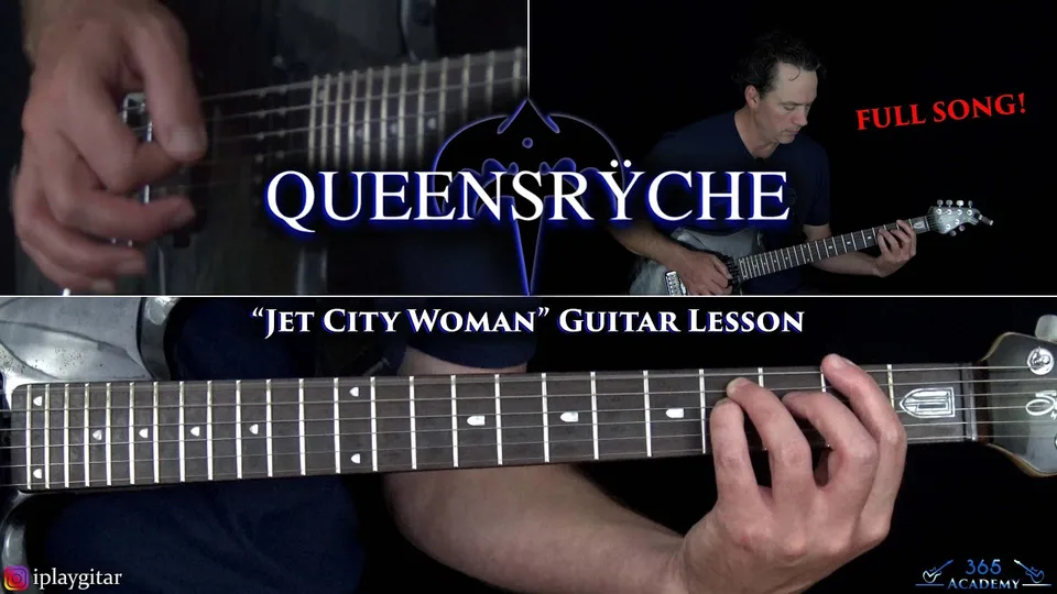 Queensryche - Jet City Woman guitar lesson