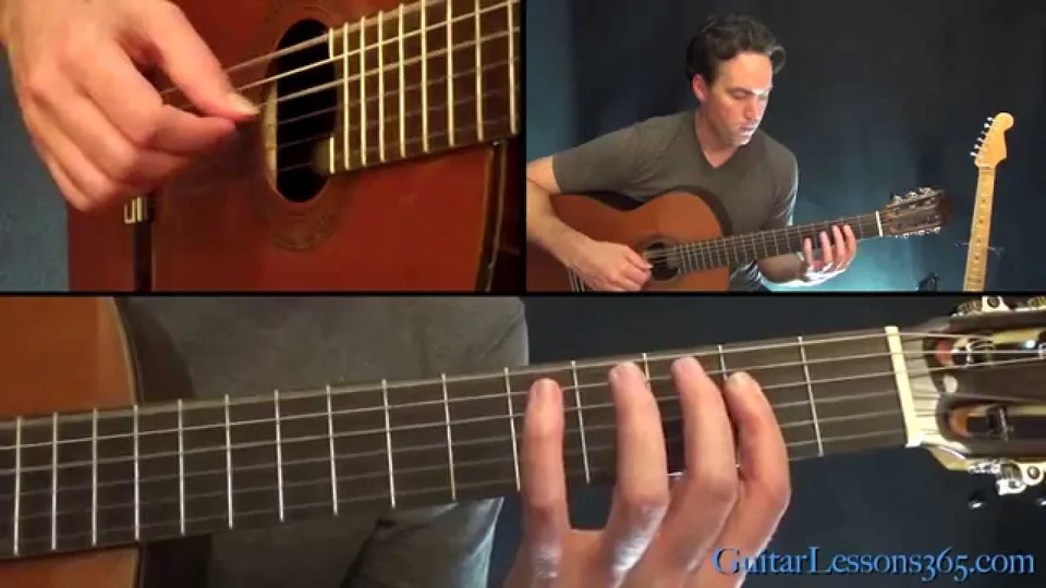 Metallica - The Unforgiven - Acoustic Guitar Parts guitar lesson
