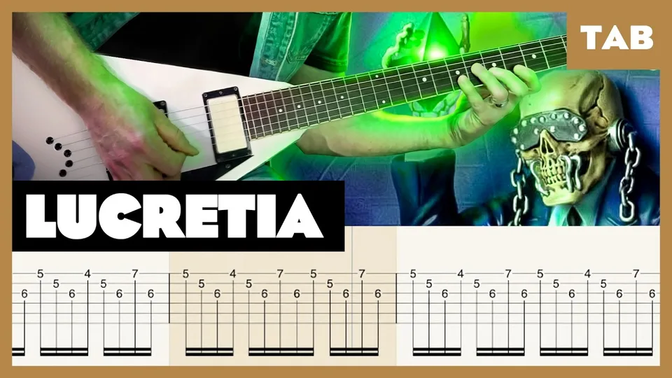Megadeth - Lucretia guitar tab