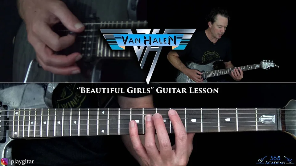Van Halen - Beautiful Girls guitar lesson