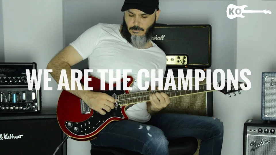 Queen - We Are the Champions guitar cover
