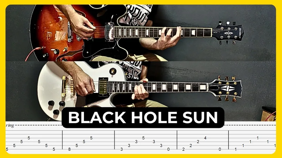 Soundgarden - Black Hole Sun guitar tab