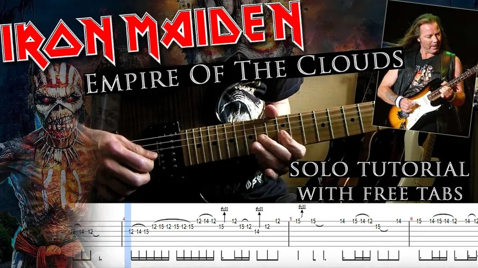 Iron Maiden - Empire Of The Clouds Dave Murray guitar tab