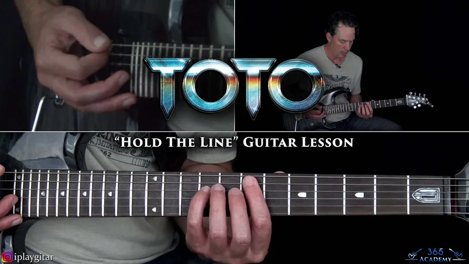Toto - Hold The Line guitar lesson