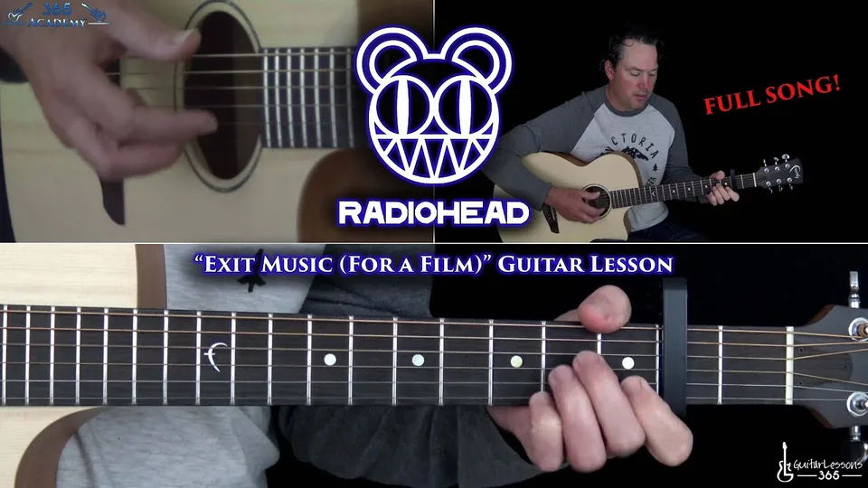 Radiohead - Exit Music guitar lesson