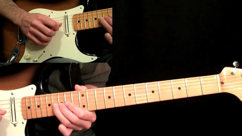 Van Halen - Hot For Teacher - Solo guitar lesson