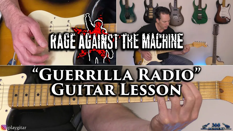 Rage Against The Machine - Guerrilla Radio guitar lesson
