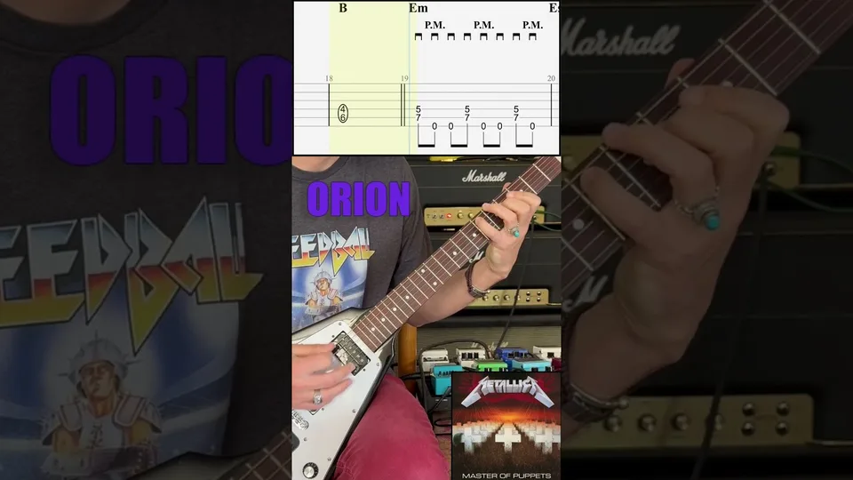 Metallica - Orion guitar tab