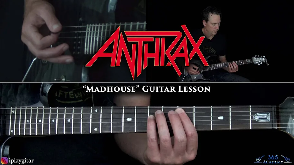 Anthrax - Madhouse guitar lesson