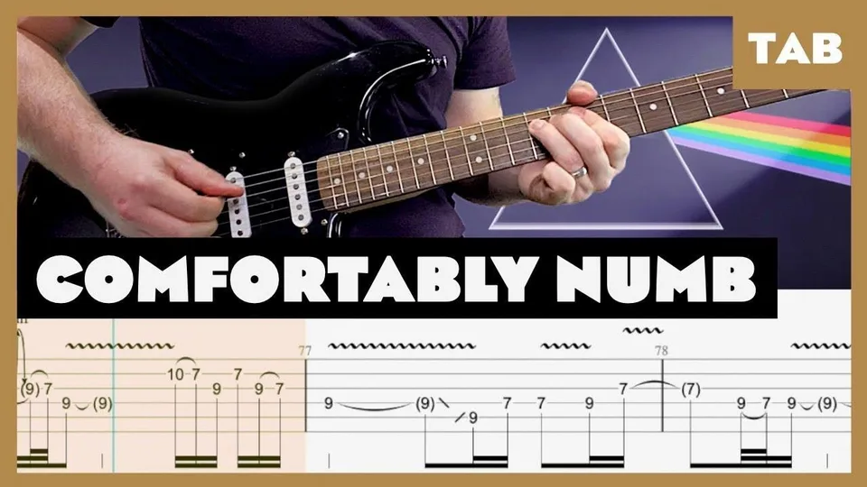 Pink Floyd - Comfortably Numb guitar tab