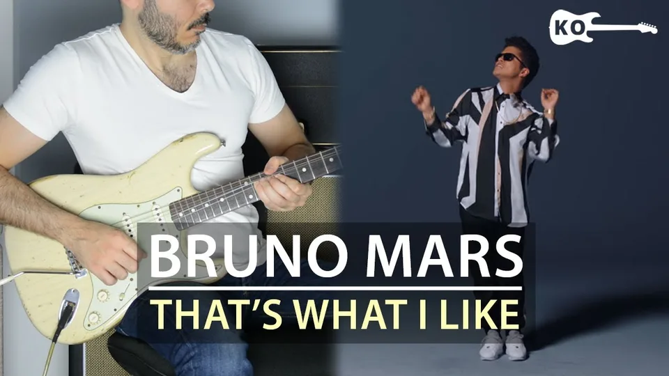Bruno Mars - That's What I Like guitar cover