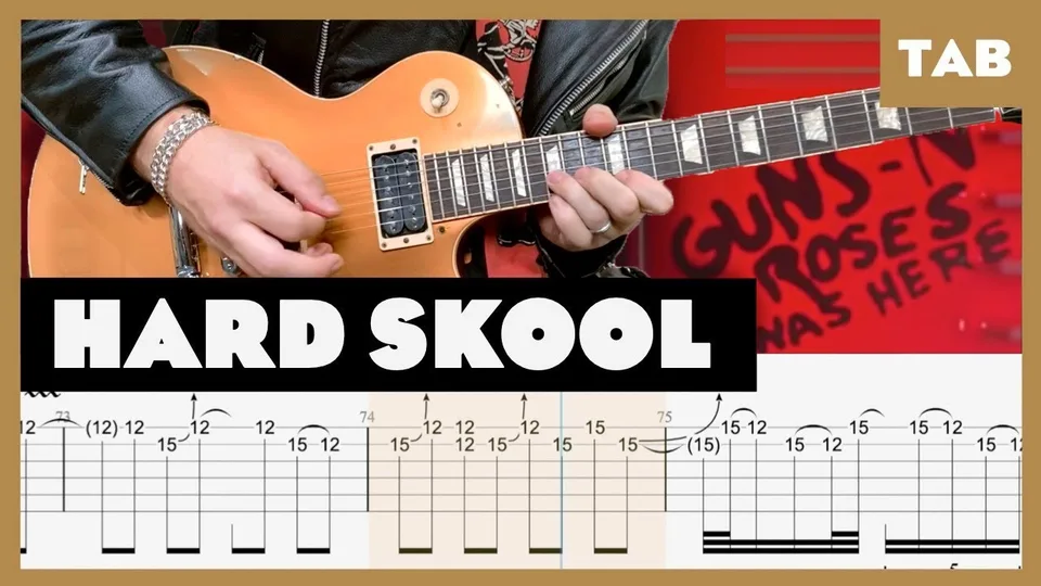 Guns N' Roses - Hard Skool guitar tab