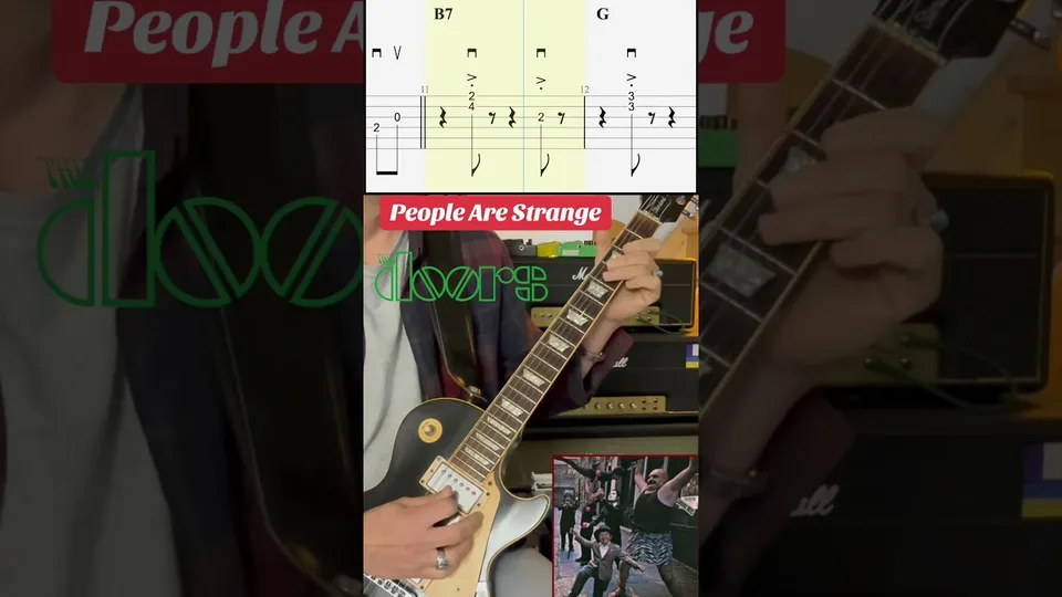 The Doors - People Are Strange guitar tab