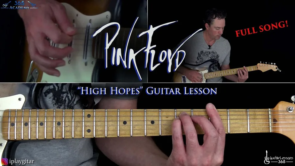 Pink Floyd - High Hopes guitar lesson