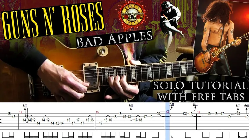 Guns N' Roses - Bad Apples guitar tab