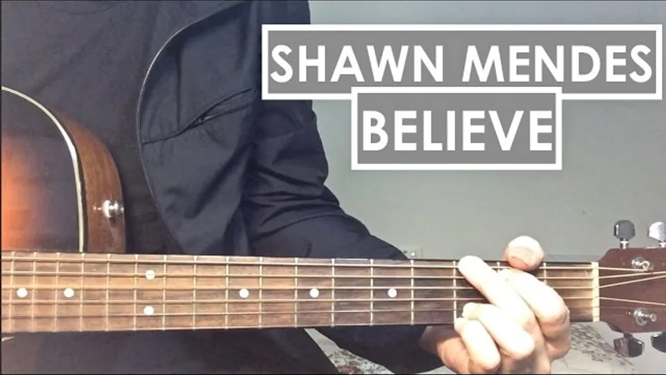 Shawn Mendes - Believe guitar lesson