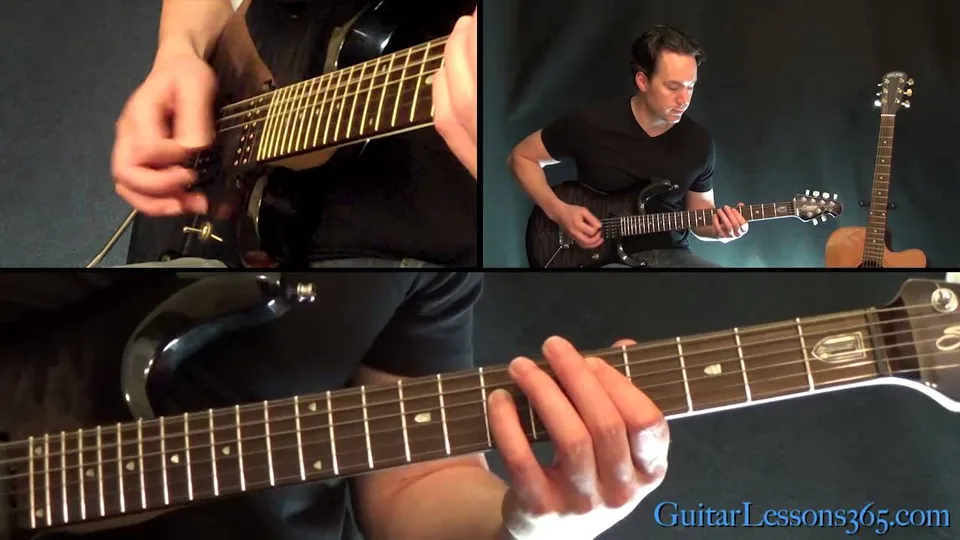 AC/DC - Back In Black Pt.1 - All Riffs guitar lesson