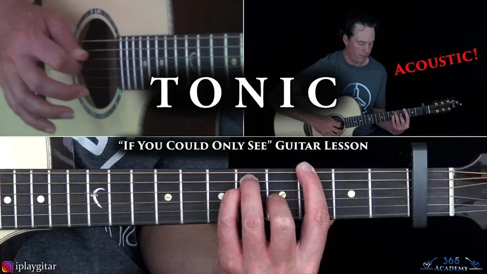 Tonic - If You Could Only See guitar lesson