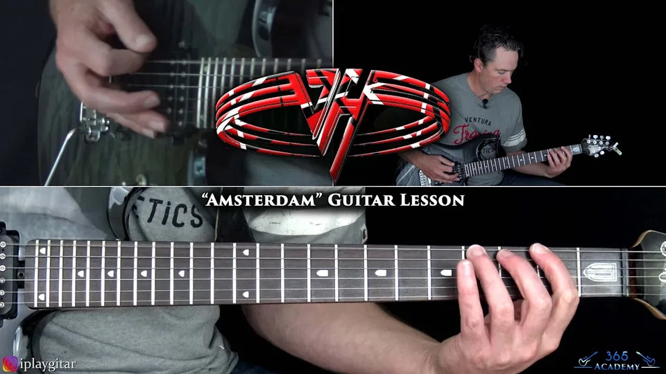 Van Halen - Amsterdam guitar lesson