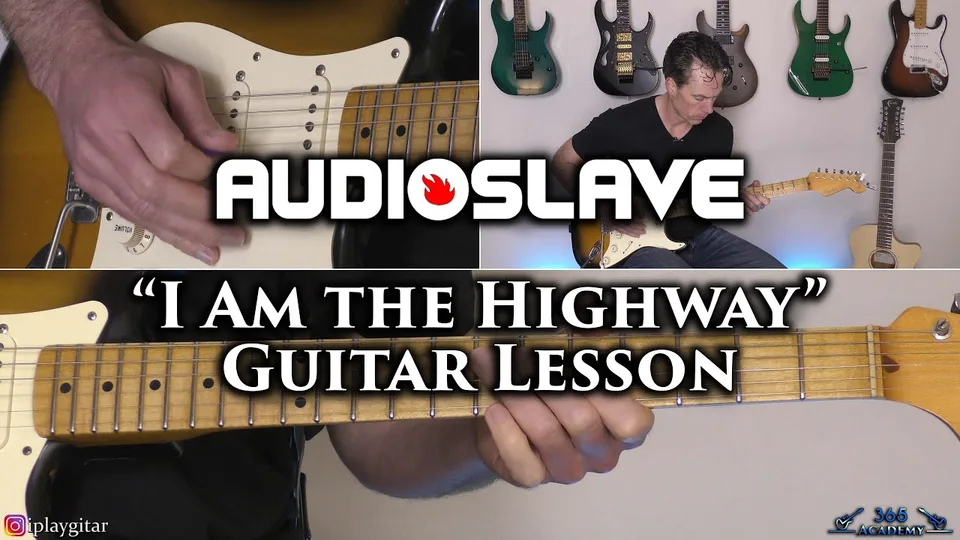 Audioslave - I Am the Highway guitar lesson