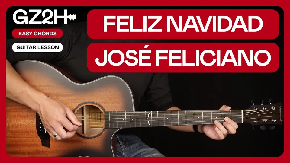 Jose Feliciano - Feliz Navidad guitar lesson