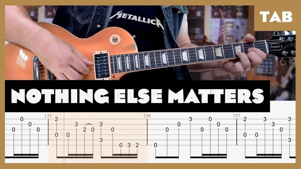 Metallica - Nothing Else Matters guitar tab