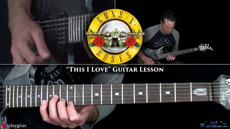 Guns N' Roses - This I Love guitar lesson