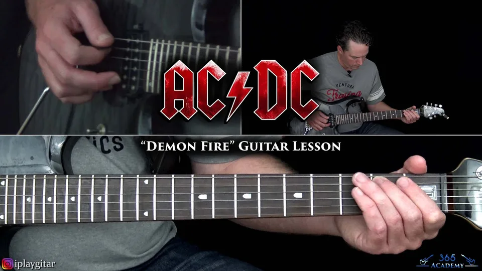 AC/DC - Demon Fire guitar lesson