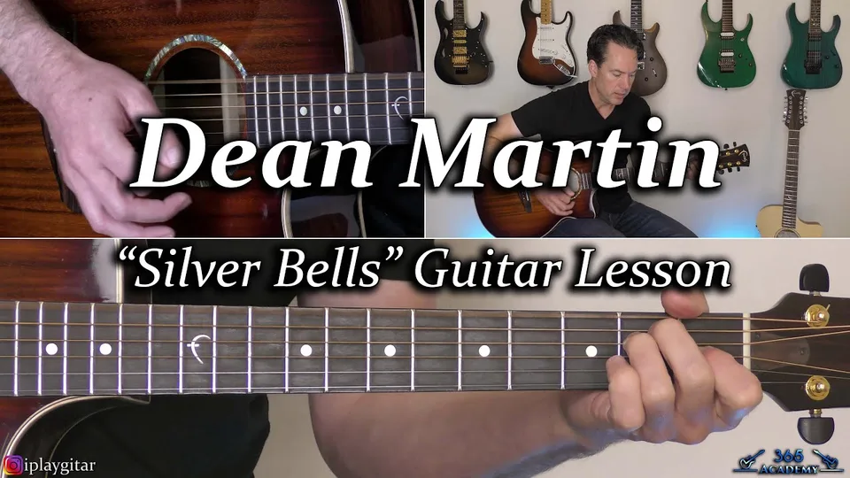 Dean Martin - Silver Bells guitar lesson