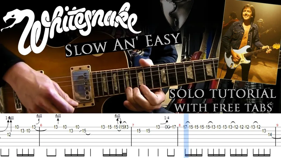 Whitesnake - Slow An' Easy guitar tab