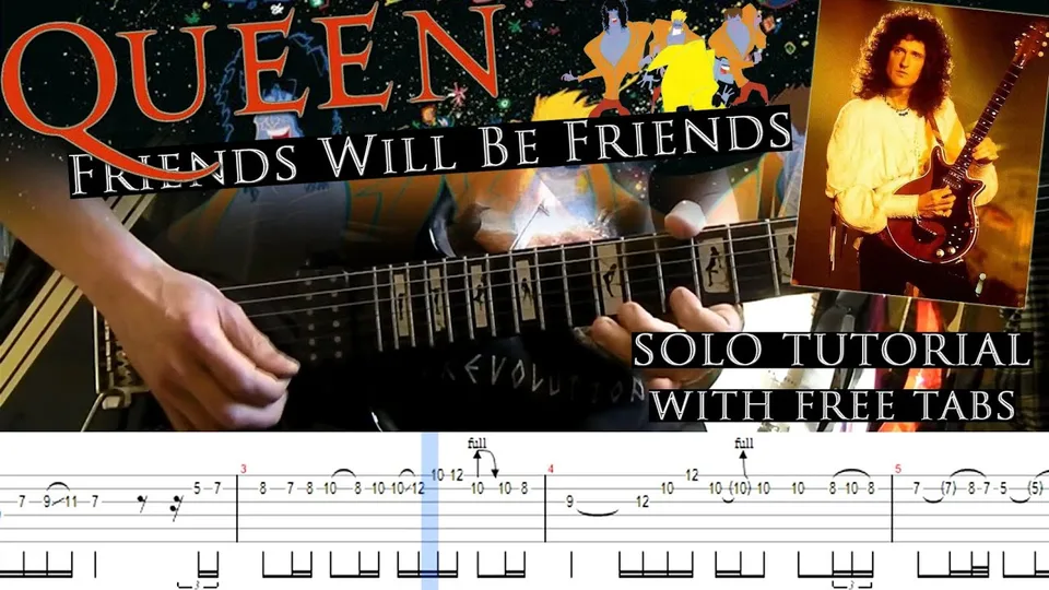 Queen - Friends Will Be Friends and guitar tab