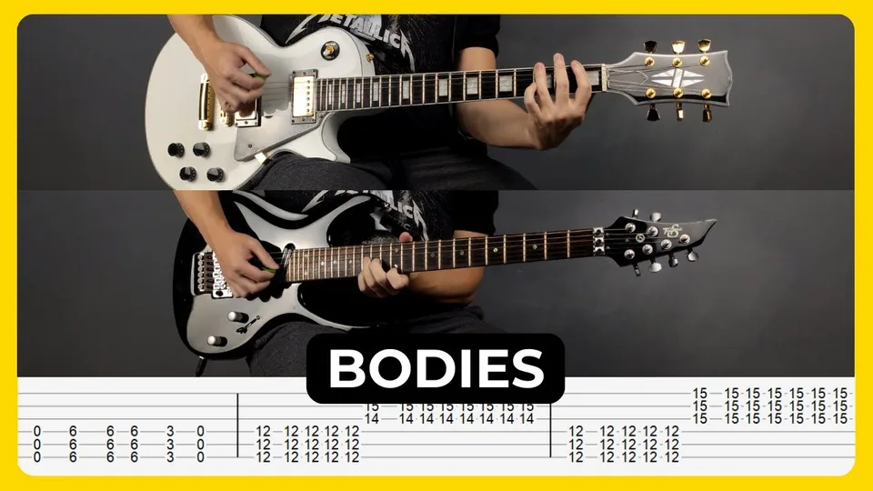Drowning Pool - Bodies guitar tab