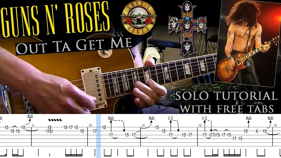 Guns N' Roses - Out Ta Get Me guitar tab