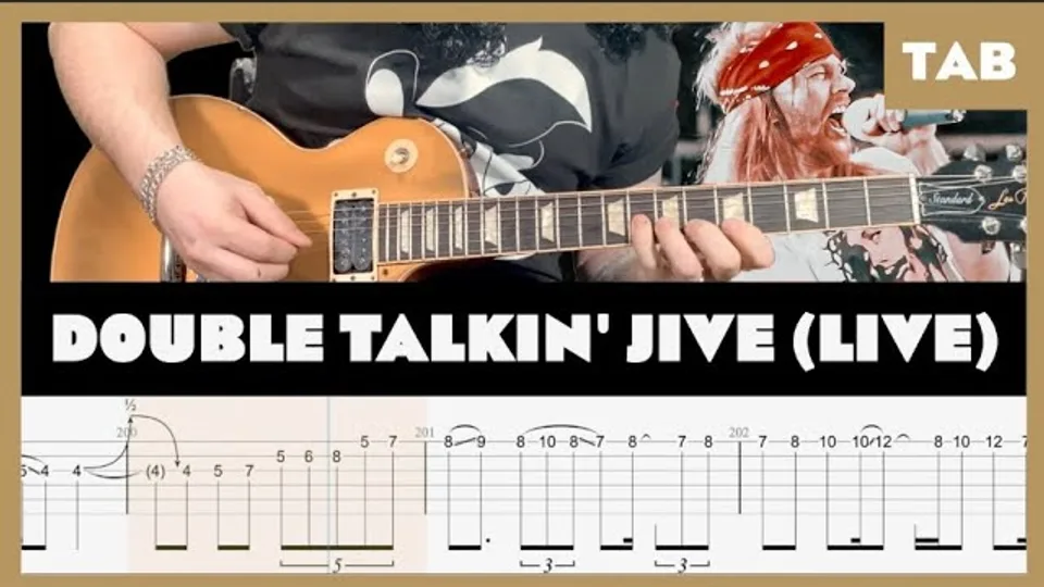 Guns N' Roses - Double Talkin' Jive guitar tab