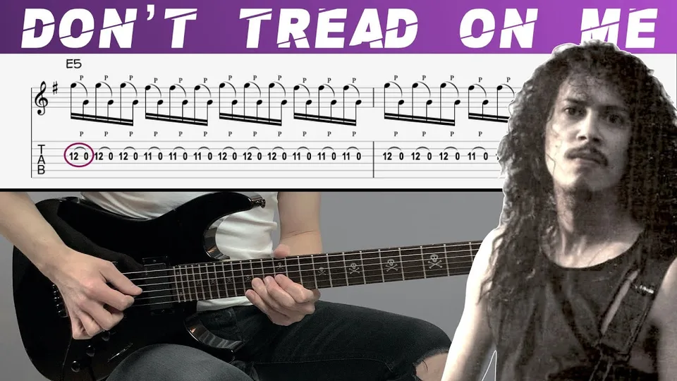 Metallica - Don't Tread On Me guitar tab